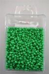  Kásagyöngy szett, 8/0 (2mm) 30gr 900db/doboz +-5%, +1M damil, sötét almazöld