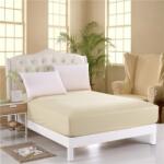 Pucioasa Husa pat tricot cu elastic saltea 100x200cm, crem