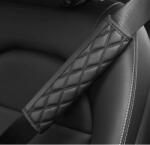 Autolife Biztonsági öv párna, fekete PU bőr, steppelt Autolife 05011