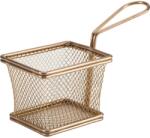 GenWare Coș pentru servirea mâncării inox, înălțime: 75 mm, lungime: 100 mm, cupru