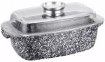 Klausberg Tava de copt cu capac 4, 5L Klausberg KB7365, antiaderenta, invelis marmorat