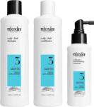 Nioxin Set profesional impotriva ruperii Nioxin System 3 pentru par vopsit sau deteriorat cu aspect usor subtiat: Sampon, 300 ml + Balsam, 300 ml + Tratament, 100 ml