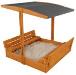 AtmoWood Fa homokozó tetővel és padokkal (SB0000001324)