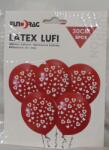  Szivecskés gumi lufi , 30 cm-s (5 db)-626868