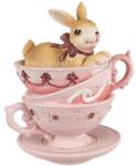 Clayre & Eef Húsvéti dekoráció - Nyuszi rózsaszín csészében - szep-otthon - 5 880 Ft