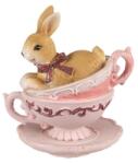 Clayre & Eef Húsvéti dekoráció - Nyuszi rózsaszín csészében - szep-otthon - 5 410 Ft