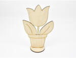 Corolla Natúr fa - Talpas cserepes tulipán 19cm