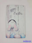  Nyuszis kopogtató alap 17, 5x30cm - Happy Easter