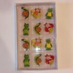 DD Tavaszi Poly figura készlet (12db kb. 3cm) békák és csigák (10068)