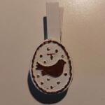 DD Mini csipeszek húsvét, 4, 5cm madárkás tojás (10028)