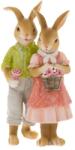 Iliadis Alexandros Figurina din rasina Bunny Couple 8 cm x 5 cm x 14 cm (85454)
