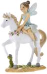 Iliadis Alexandros Figurina Fairy on Unicorn din rasina 11 cm x 14 cm (74084)