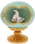 Iliadis Alexandros Decoratiune Ou din rasina Bunny Couple (85493)