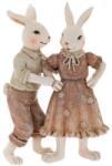 Iliadis Alexandros Figurina Bunny Dancing Couple 10 cm x 5 cm x 14 cm (85428)
