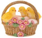 Iliadis Alexandros Figurina Chicks in basket 12 cm x 9 cm x 10 cm (85412)