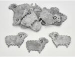  Fa bárány szürke 4x5cm 15db/csomag - csinaldmagadshop