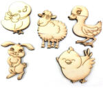  Natúr fa - Húsvéti figurák II. 5cm 5db/csomag - csinaldmagadshop