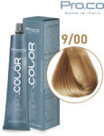 Pro.co Vopsea de par profesionala - cu amoniac - PRO. COLOR - PROCO - 100 ml - 9 00 BLOND SUPER DESCHIS INTENS (P9/00)