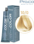 Pro.co Vopsea de par profesionala - cu amoniac - PRO. COLOR - PROCO - 100 ml - 10 0 BLOND PLATINAT (P10/0)