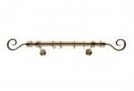 Sn Deco Group Galerie metalica Carlig 25mm, bronz antic, 300 cm, KIT COMPLET Suport draperie