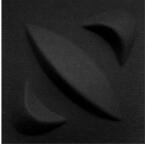 Sn Deco Group 3D FELT - Orion PANOU DECORATIV FONOABSORBANT DIN PÂSLĂ - negru