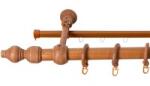 Sn Deco Group Galerie metal infoliat Filigrano, imitatie cires, 300 cm - SINA U INCLUSA Suport draperie