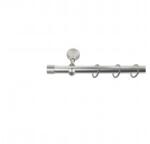 Sn Deco Group Galerie metalica Dop 19mm, nichel satinat, 300 cm - KIT COMPLET Suport draperie