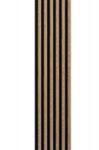Sn Deco Group DECOFELT - RIFLAJ DECORATIV MDF PE SUPORT DIN PÂSLĂ - (negru-stejar deschis) 270x30 cm