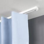 Sn Deco Group Set sina aluminiu SL alb, 1 canal, 160 cm Suport draperie
