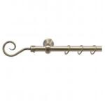 Sn Deco Group Galerie metalica Carlig 19mm, bronz antic, 240 cm - KIT COMPLET Suport draperie