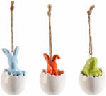 Decorer Set 9 oua decorative Paste portelan multicolor 5.5x9.5 cm (A72.13.15)