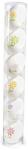 Decorer Set 6 oua decorative plastic suspendabile alb flori 4x6 cm (A54.35.49Ddeco)