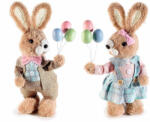 Decorer Set 2 figurine Iepurasi Paste textil 11x9x25.5 cm (A56.45.20)