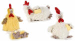 Decorer Set 3 figurine Gaini din textil 20x13x42 cm (A56.32.15)