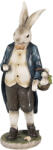 Clayre & Eef Figurina Iepuras Paste Boy polirasina 9x7x25 cm (6PR4027)