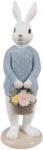 Clayre & Eef Figurina Iepuras Paste polirasina multicolora 9x8x24 cm (6PR4412)