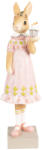 Clayre & Eef Figurina Iepuras Girl Paste polirasina 9x8x28 cm (6PR5003)