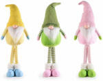 Decorer Set 3 figurine Gnomi textil multicolor 17x13x60 cm (A56.42.97)