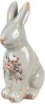 Clayre & Eef Figurina Iepuras Paste ceramica multicolora 16x12x27 cm (6CE1968L)