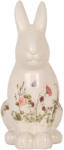 Clayre & Eef Figurina Iepuras Paste ceramica multicolora 16x12x28 cm (6CE1959L)