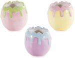 Decorer Set 3 oua decorative Paste ceramica multicolora 8.5x8 cm (A71.50.80)