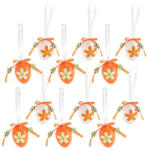 Decorer Set 12 oua decorative din plastic 76B 3x4 cm (A54.43.76B)