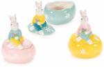 Decorer Set 3 decoratiuni Paste ceramica multicolora 13.5x10x18 cm (A71.51.04)