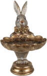 Clayre & Eef Figurina Iepuras Paste polirasina 11x9x15 cm (6PR4114)