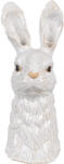 Clayre & Eef Figurina Iepuras ceramica alba maro 13x14x33 cm (6CE1852)
