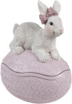 Clayre & Eef Decoratiune Paste polirasina roz alba 9x13x16 cm (6PR5132)