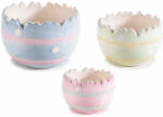 Decorer Set 3 oua decorative Paste 12.5x8.5 cm, 10x6.5 cm, 8x6 cm (A71.46.35)