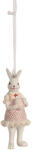 Clayre & Eef Set 6 figurine Iepurasi Girl Paste 4x4x10 cm (6PR4988)