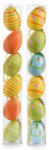 Decorer Set 12 oua decorative din plastic multicolor 53D 4x6 cm (A54.25.53Ddeco)