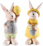 Decorer Set 2 figurine Iepurasi Paste 6x6x13 cm (A71.48.29)